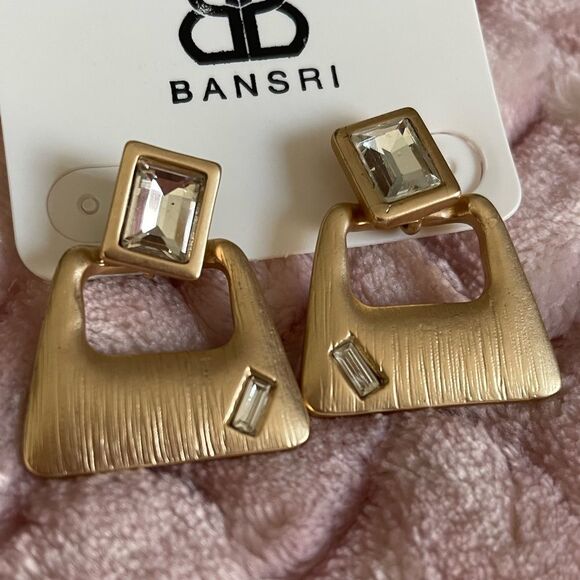 NWT Nordstrom Bansri Gold-Tone Earrings - Picture 2 of 5